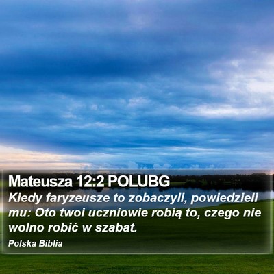 Mateusza 12:2 POLUBG Bible Verse Image
