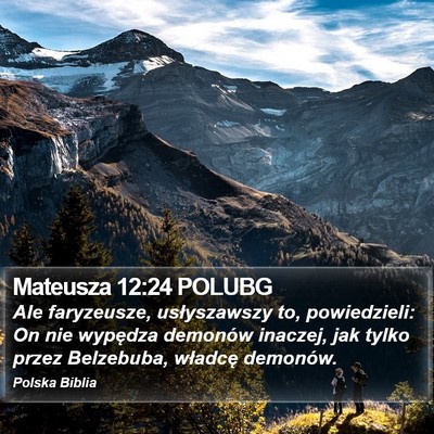 Mateusza 12:24 POLUBG Bible Verse Image