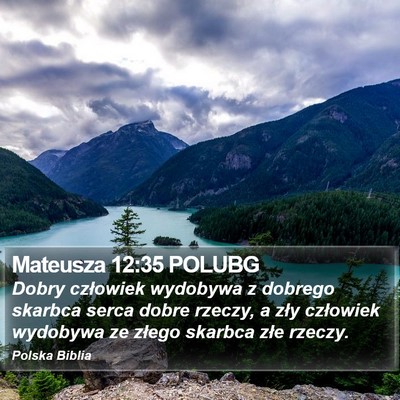 Mateusza 12:35 POLUBG Bible Verse Image