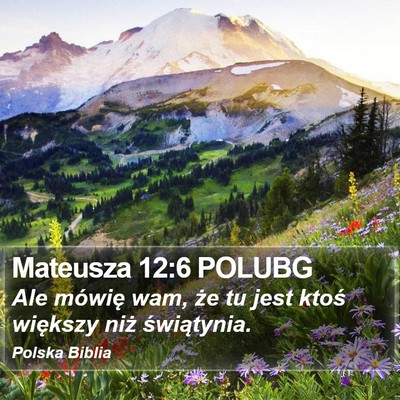 Mateusza 12:6 POLUBG Bible Verse Image