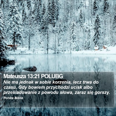 Mateusza 13:21 POLUBG Bible Verse Image