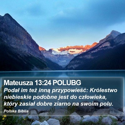 Mateusza 13:24 POLUBG Bible Verse Image
