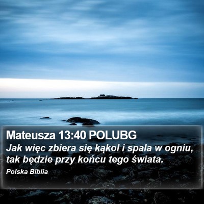 Mateusza 13:40 POLUBG Bible Verse Image