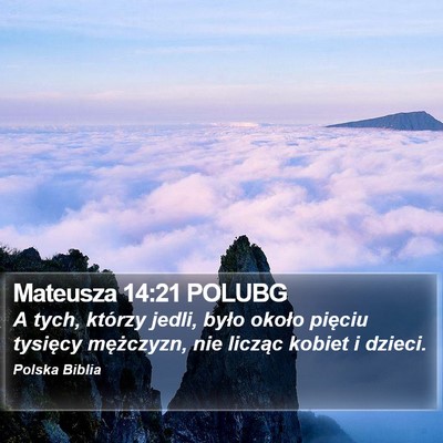 Mateusza 14:21 POLUBG Bible Verse Image