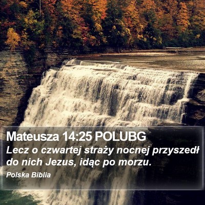 Mateusza 14:25 POLUBG Bible Verse Image
