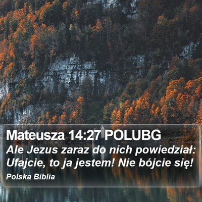 Mateusza 14:27 POLUBG Bible Verse Image