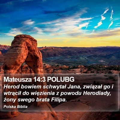 Mateusza 14:3 POLUBG Bible Verse Image