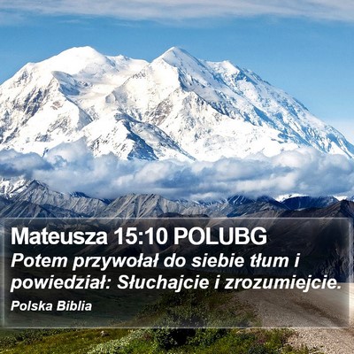 Mateusza 15:10 POLUBG Bible Verse Image