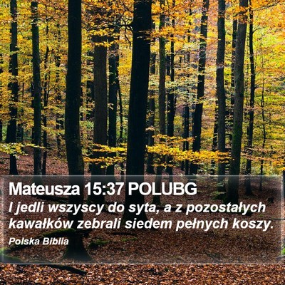 Mateusza 15:37 POLUBG Bible Verse Image