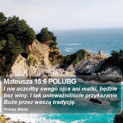 Mateusza 15:6 POLUBG Bible Verse Image