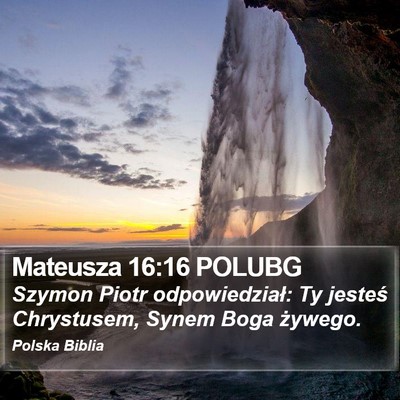 Mateusza 16:16 POLUBG Bible Verse Image