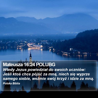 Mateusza 16:24 POLUBG Bible Verse Image