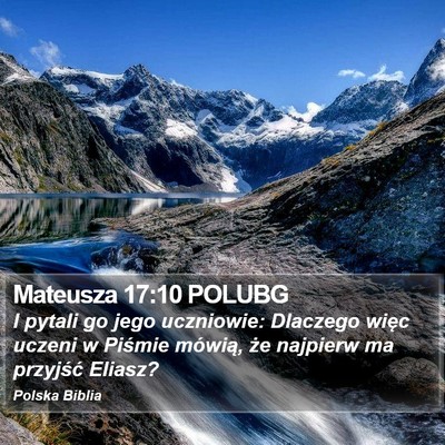 Mateusza 17:10 POLUBG Bible Verse Image