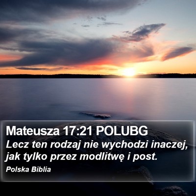 Mateusza 17:21 POLUBG Bible Verse Image