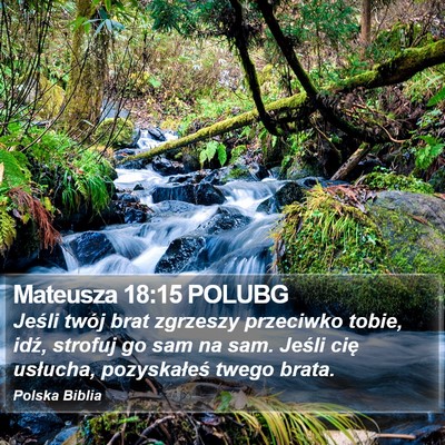 Mateusza 18:15 POLUBG Bible Verse Image