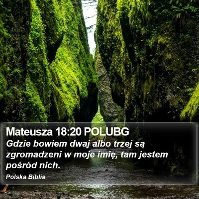 Mateusza 18:20 POLUBG Bible Verse Image