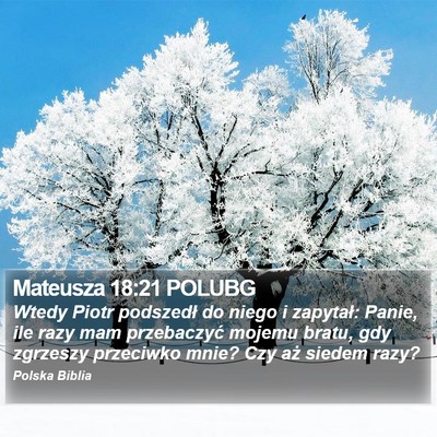 Mateusza 18:21 POLUBG Bible Verse Image