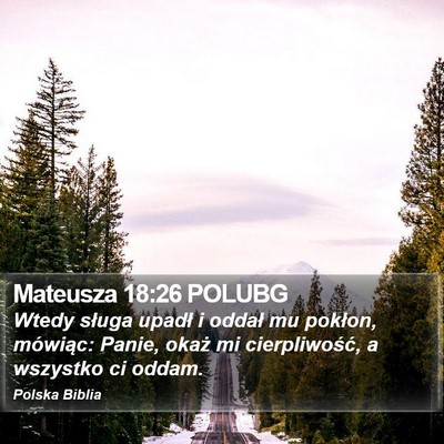 Mateusza 18:26 POLUBG Bible Verse Image