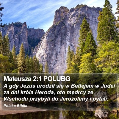 Mateusza 2:1 POLUBG Bible Verse Image