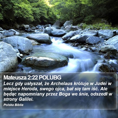 Mateusza 2:22 POLUBG Bible Verse Image