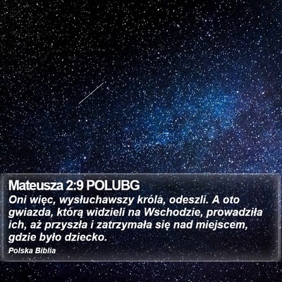 Mateusza 2:9 POLUBG Bible Verse Image