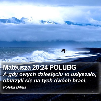 Mateusza 20:24 POLUBG Bible Verse Image