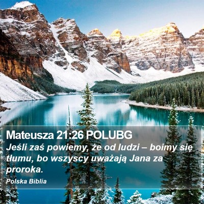 Mateusza 21:26 POLUBG Bible Verse Image
