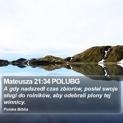 Mateusza 21:34 POLUBG Bible Verse Image