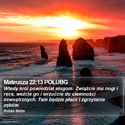 Mateusza 22:13 POLUBG Bible Verse Image