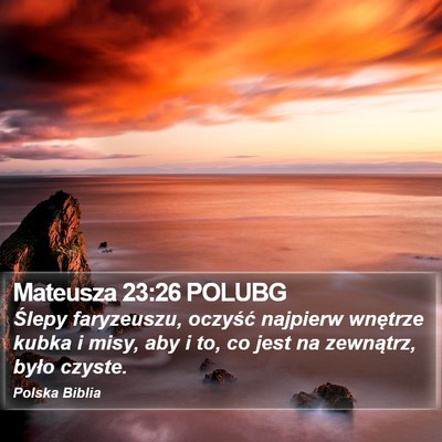 Mateusza 23:26 POLUBG Bible Verse Image