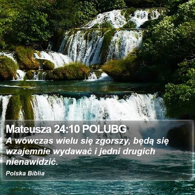 Mateusza 24:10 POLUBG Bible Verse Image