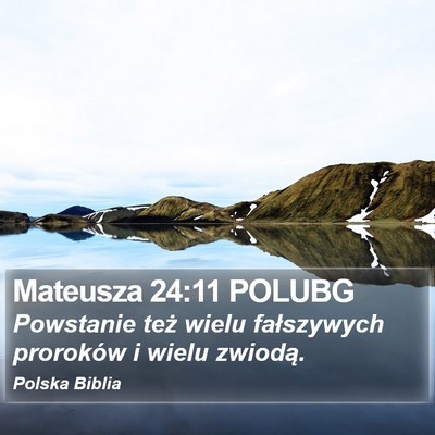 Mateusza 24:11 POLUBG Bible Verse Image