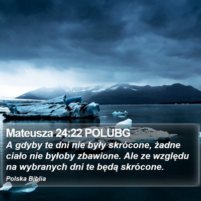 Mateusza 24:22 POLUBG Bible Verse Image