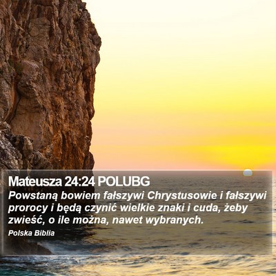 Mateusza 24:24 POLUBG Bible Verse Image