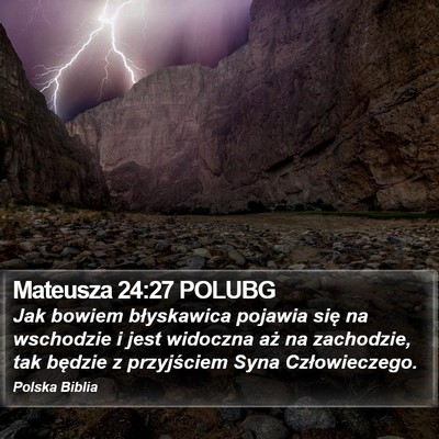 Mateusza 24:27 POLUBG Bible Verse Image