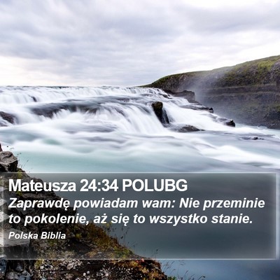 Mateusza 24:34 POLUBG Bible Verse Image