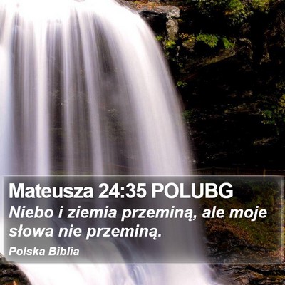 Mateusza 24:35 POLUBG Bible Verse Image