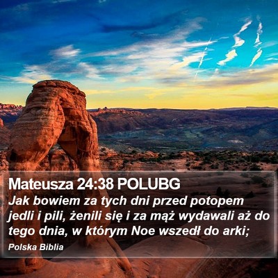 Mateusza 24:38 POLUBG Bible Verse Image
