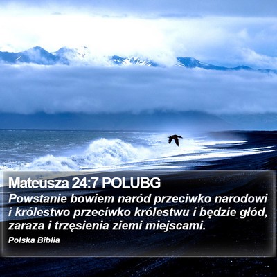 Mateusza 24:7 POLUBG Bible Verse Image