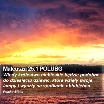 Mateusza 25:1 POLUBG Bible Verse Image