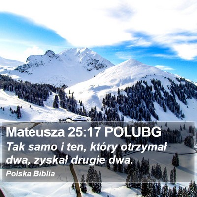 Mateusza 25:17 POLUBG Bible Verse Image