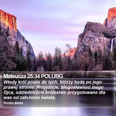 Mateusza 25:34 POLUBG Bible Verse Image