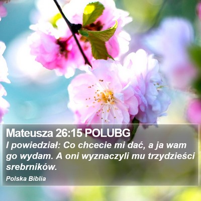 Mateusza 26:15 POLUBG Bible Verse Image