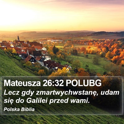 Mateusza 26:32 POLUBG Bible Verse Image