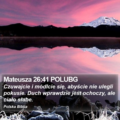 Mateusza 26:41 POLUBG Bible Verse Image