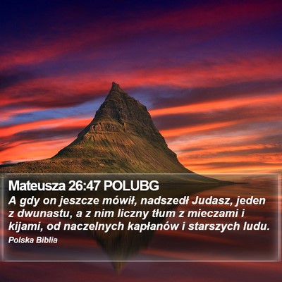 Mateusza 26:47 POLUBG Bible Verse Image