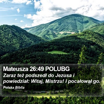 Mateusza 26:49 POLUBG Bible Verse Image