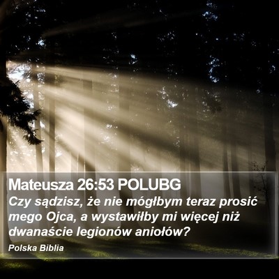 Mateusza 26:53 POLUBG Bible Verse Image
