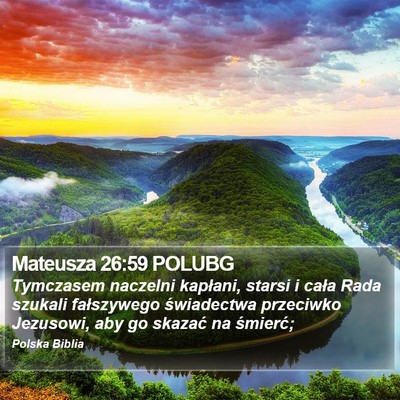 Mateusza 26:59 POLUBG Bible Verse Image