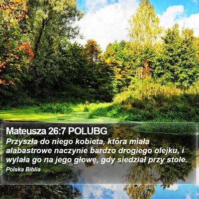 Mateusza 26:7 POLUBG Bible Verse Image